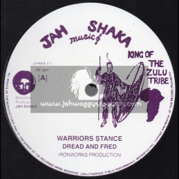 JAH SHAKA MUSIC-12"-WARRIOR STANCE / DREAD AND FRED