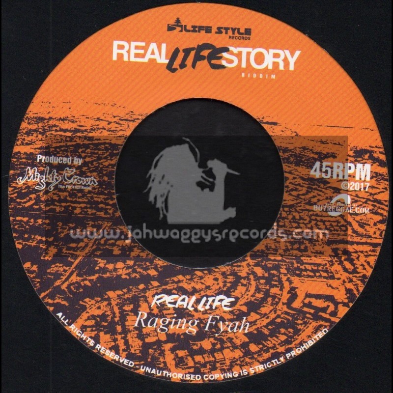 Real Life Story-7"-Real Life / Raging Fyah
