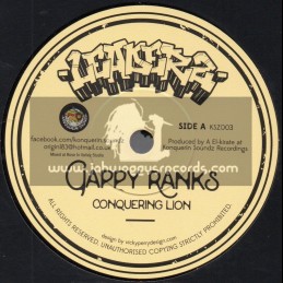 Leaderz-7"-Conquering Lion / Gappy Ranks + Stand For Life / Tenna Star