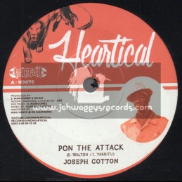 Heartical Records-7"-Pon The Attack / Joseph Cotton + Dub A List / B.D.F
