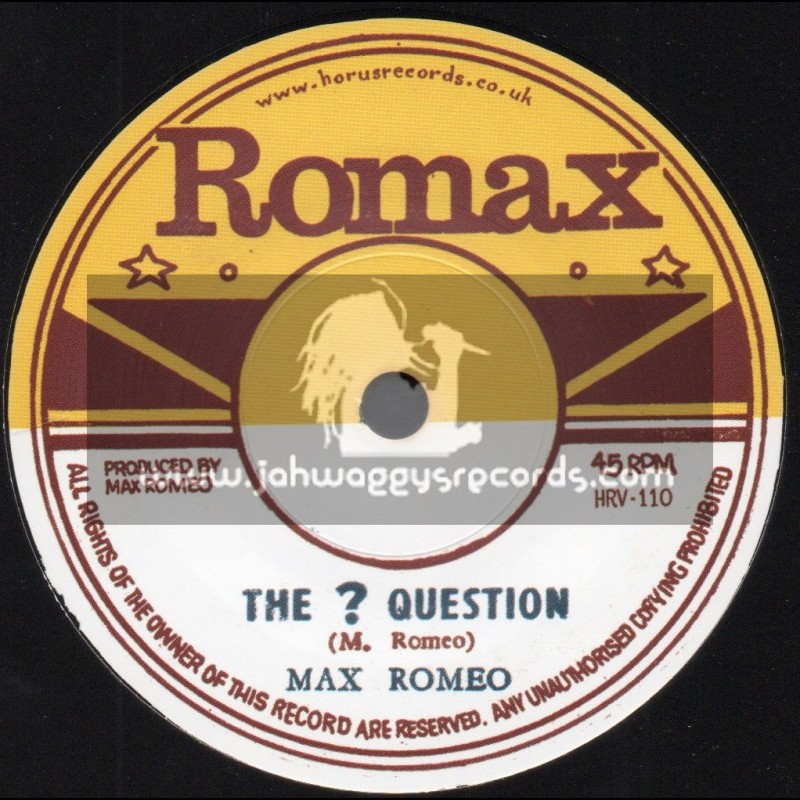 Romax-7"-The Question / Max Romeo + Rat Poison / Ron Wilson
