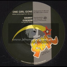 Gem Star-Top Ranking Sound-7"-One Girl Gone / Danny Coxone