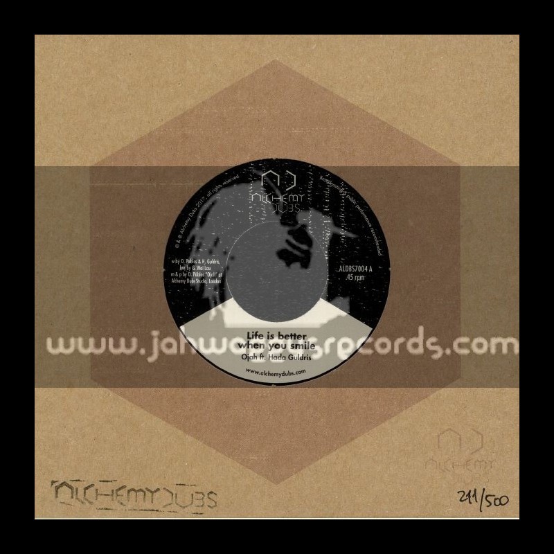 Alchemy Dubs-7"-Life Is Better When You Smile / Hada Guldris