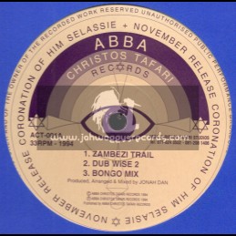Abba Christos Tafari Records-12"-Zambezi Trail / Jonah Dan + Yom Kippur / Jonah Dan