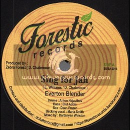 Forestic Records-7"-Sing For Jah / Everton Blender