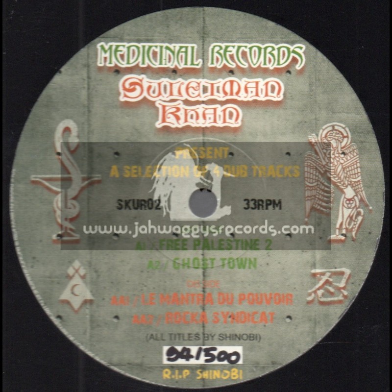 Medicinal Records-12"-Suleïman Khan Presents 4 Dub Tracks / Shinobi