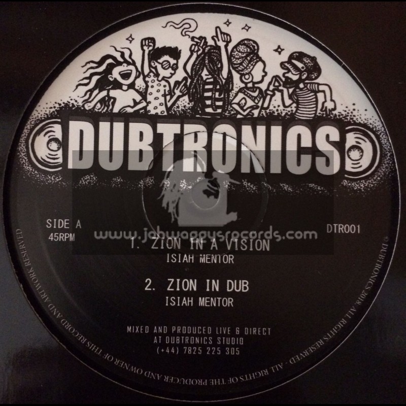 Dubtronics Records-10"-Zion In A Vision / Isiah Mentor + Tell Dem Straight / Isiah Mentor.