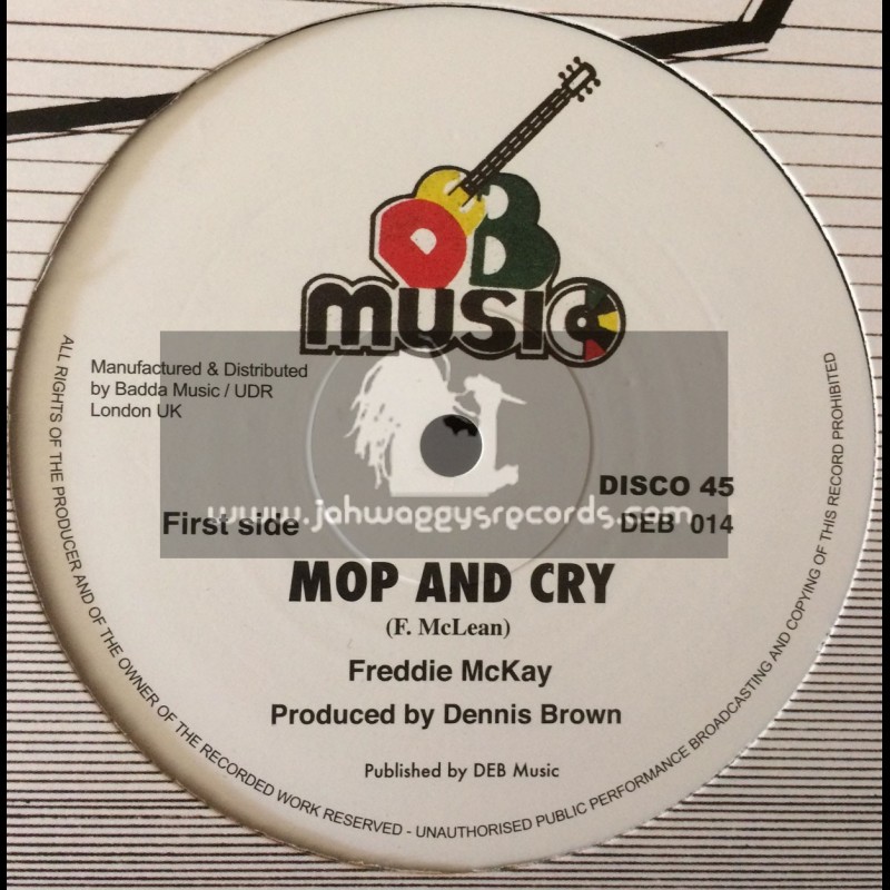 D.E.B. Music-12"-Mop And Cry / Freddie McKay + Pope Of Rome Falling 