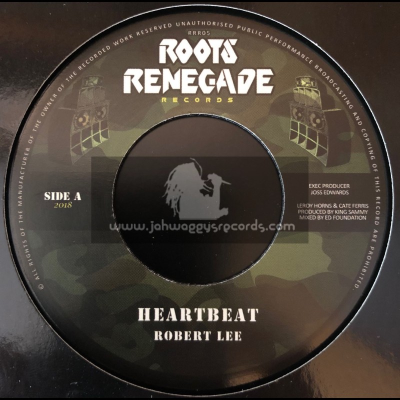 Roots Renegade Records-7"-Heartbeat / Robert Lee