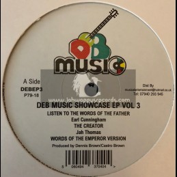 D.E.B. Music-12"-DEB Music Showcase Ep Vol 3-Listen To Words Of The Father / Earl Cunningham