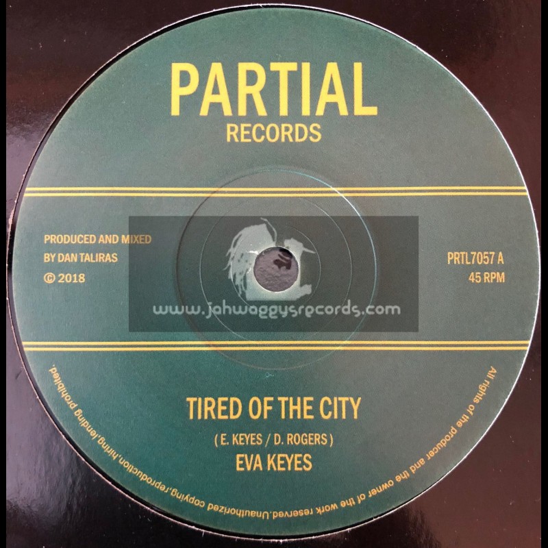 Partial Records-7"-Tired Of The City / Eva Keys + Dub Of The City / Dan Taliras