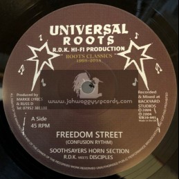 Universal Roots-10"-Freedom Street / R.D.K. Meets Disciples & The Soothsayers Horn Section + Put Down De Guns / Sandeeno