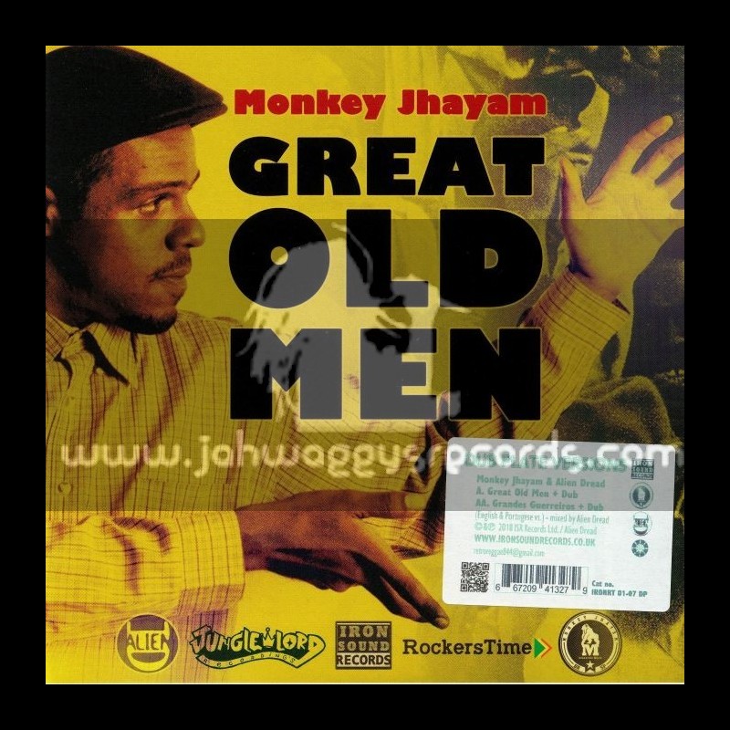 Iron Sound Records-7"-Great Old Men / Monkey Jhayam - Alien Dread