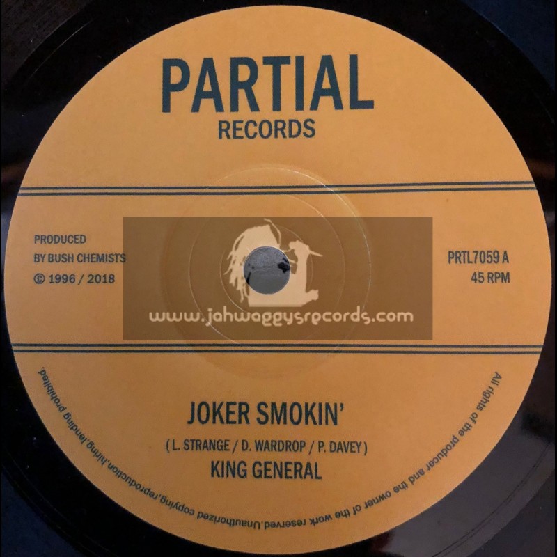 Partial Records-7"-Joker Smokin / King General