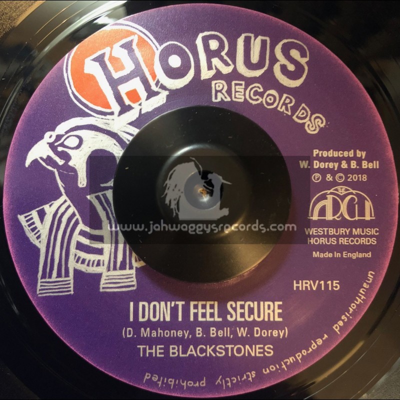 Horus Records-7"-I Don't Feel Secure / The Blackstones