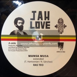 Jah Love-12"-Mansa Musa / Ras Teo Meets Roberto Sanchez + Bad Friday / Ras Teo Meets Roberto Sanchez