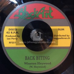 Black Art-7"-Back Biting / Winston Heywood + Chastising Dub / Upsetters