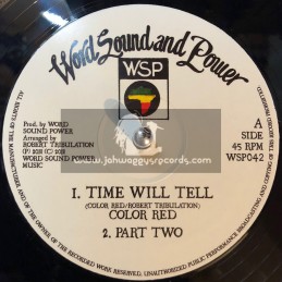 Word Sound & Power-12-Time Will Tell / Colour Red + Love Jah Dub / Tribulation All Stars