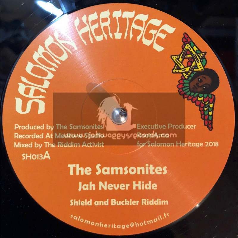 Salomon Heritage-12"-Jah Never Hide / The Samsonites + Wings Of The Wind / The Samsonites