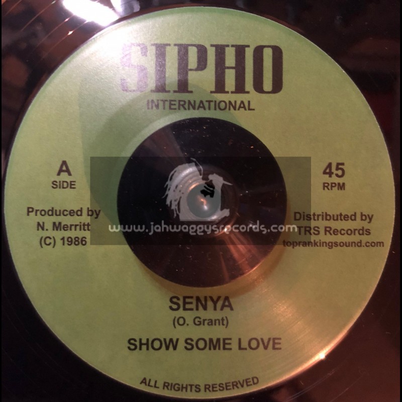 Sipho International-TRS Records-7"-Show Some Love / Senya