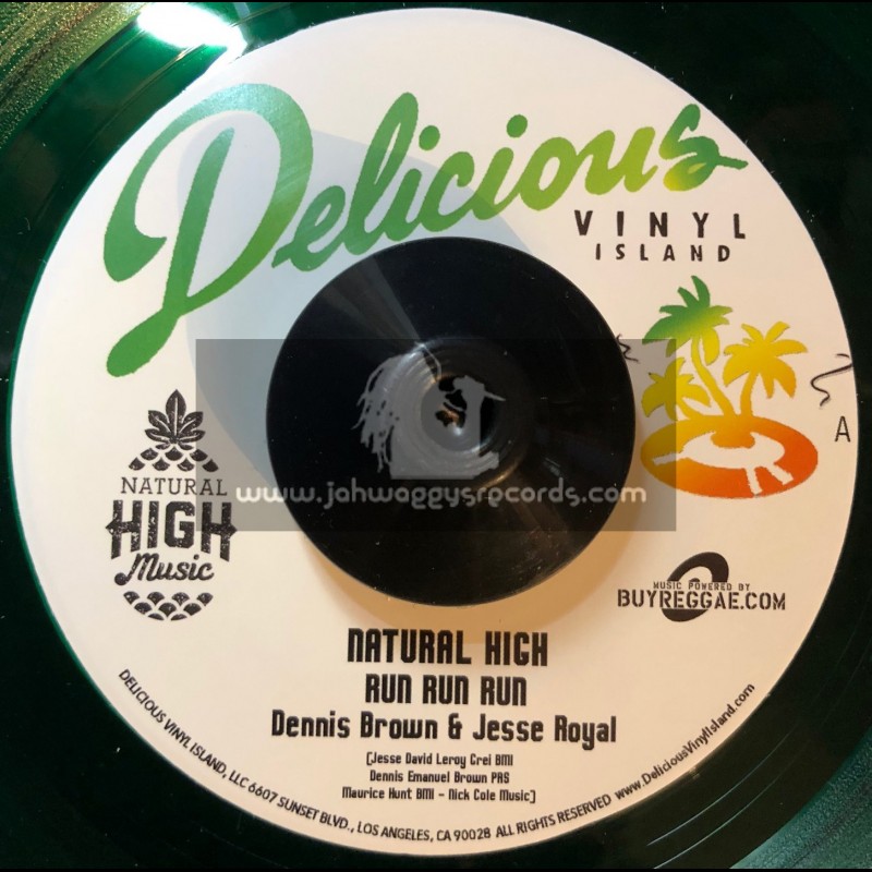 Delicious Vinyl Island-7"-Run Run Run / Denis Brown & Jessie Royal