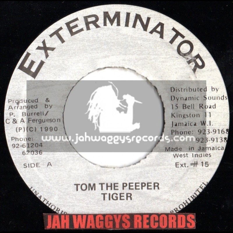 EXTERMINATOR-7"-TOM THE PEEPER / TIGER (1990) ORG