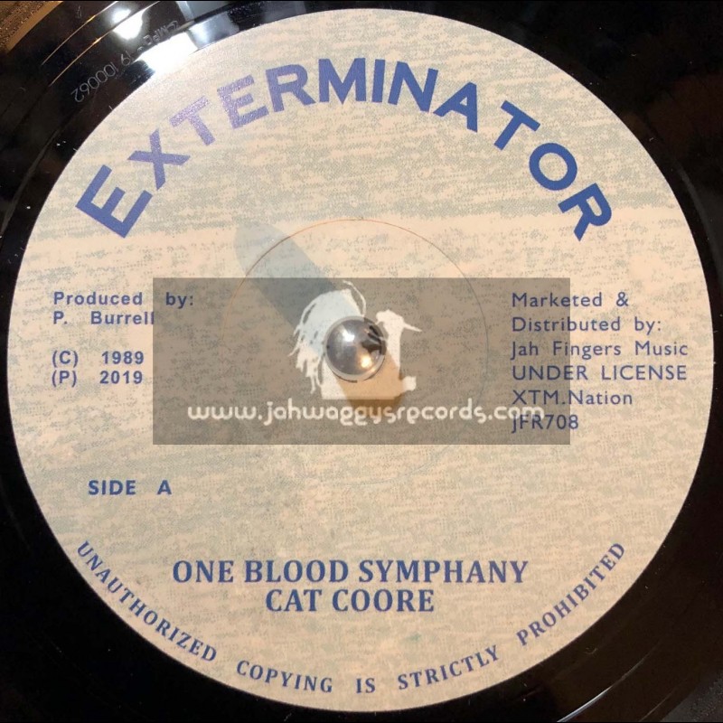 Exterminator-Jah Fingers-7"-One Blood Symphany / Cat Coore