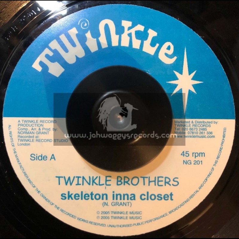 TWINKLE BROTHERS-7"-SKELETON INNA CLOSET / TWINKLE BROTHERS