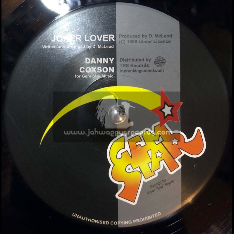 Gem Star-Top Ranking Sound-7"-Joker Lover / Danny Coxon