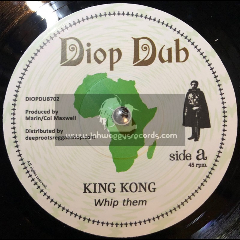 Diop Dub-7"-Whip Them / King Kong + Whip Dub / Simon Nyabin Meets Dougie Conscious