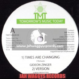 TOMORROWS MUSIC TODAY-10"-TIMES ARE CHANGING + STEPPING OUTER BABYLON- GIDEON ZINGER