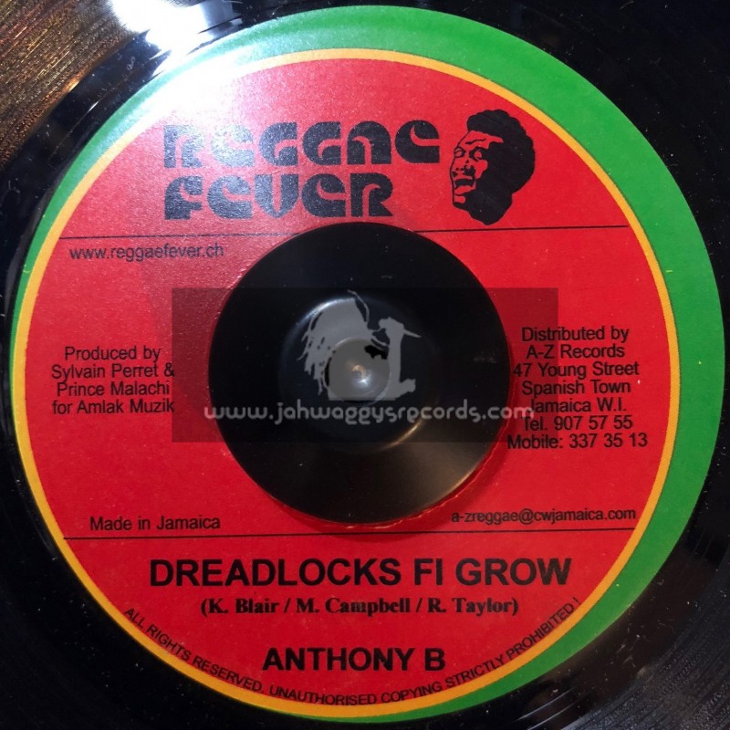 Reggae Fever-7"-Dreadlocks Fi Grow / Anthony B