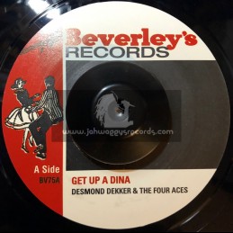 Beverleys Records-7"-Get Up Dina / Desmond Decker And The Four Aces + This Woman/ Desmond Decker And The Four Aces