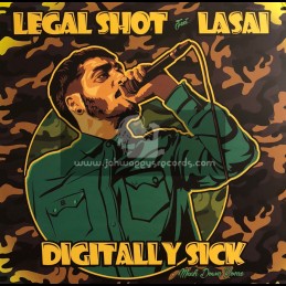 Legal Shot Sound System-12"-Digitally Sick / Lasai + Mash Down Rome / Lasai