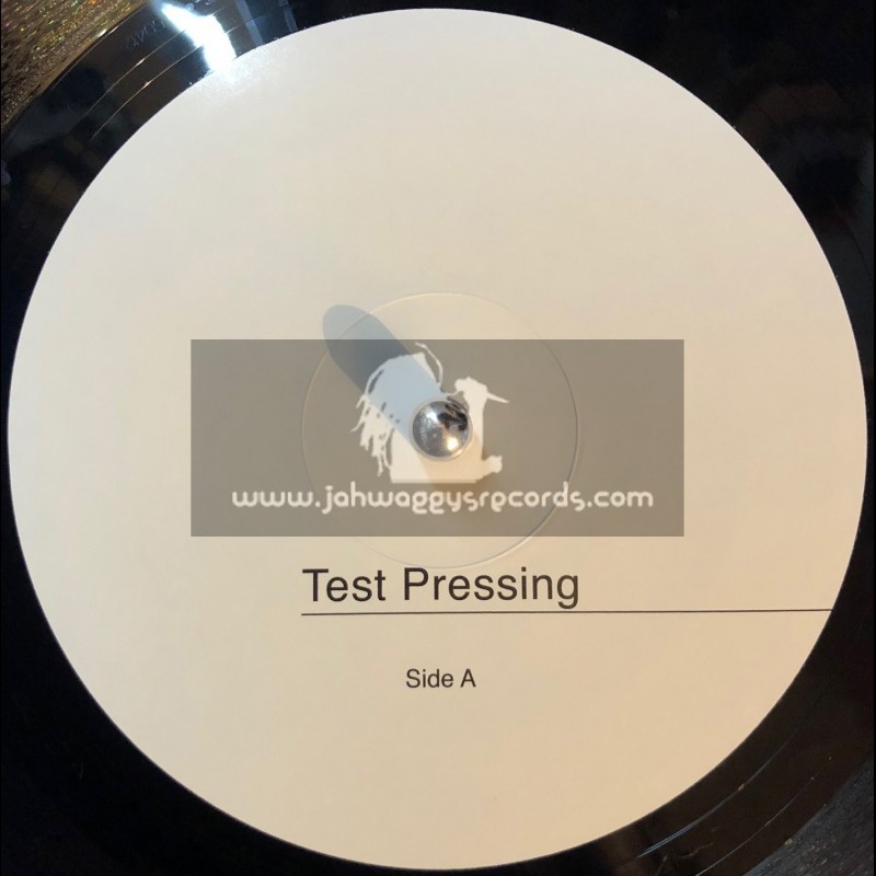 Test Press-Jah Fingers Records-12"-Stepping Up / Alpha And Omega Feat. Nishka - Disciples Remix