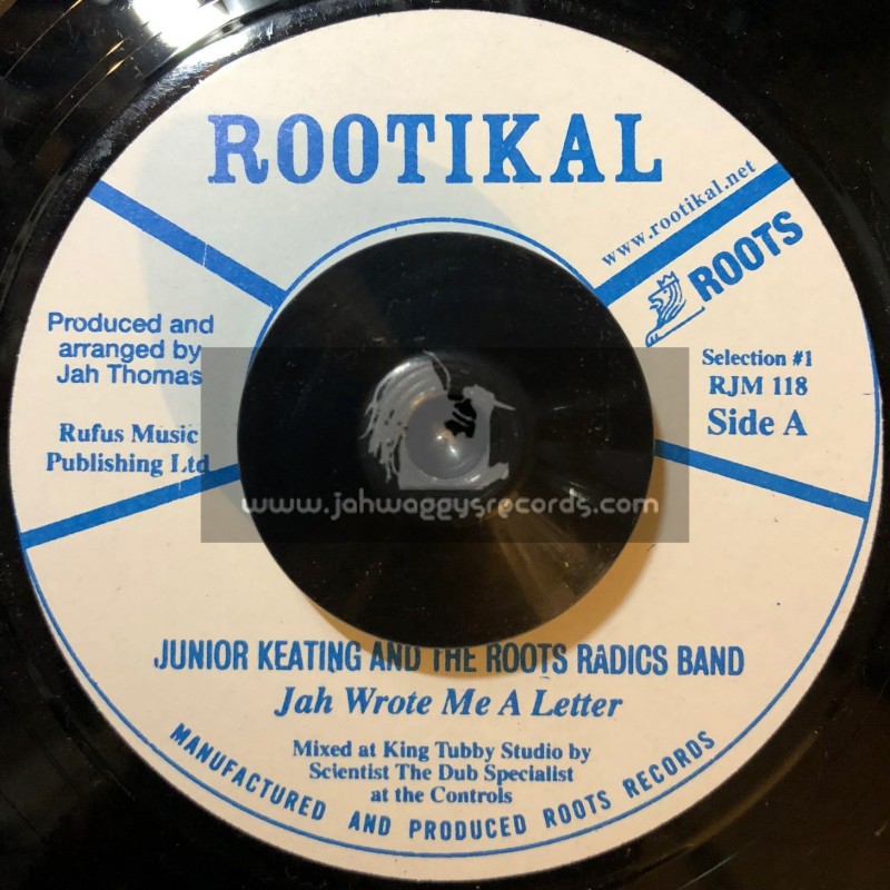 Rootikal-7"-Jah Wrote Me A Letter / Junior Keating