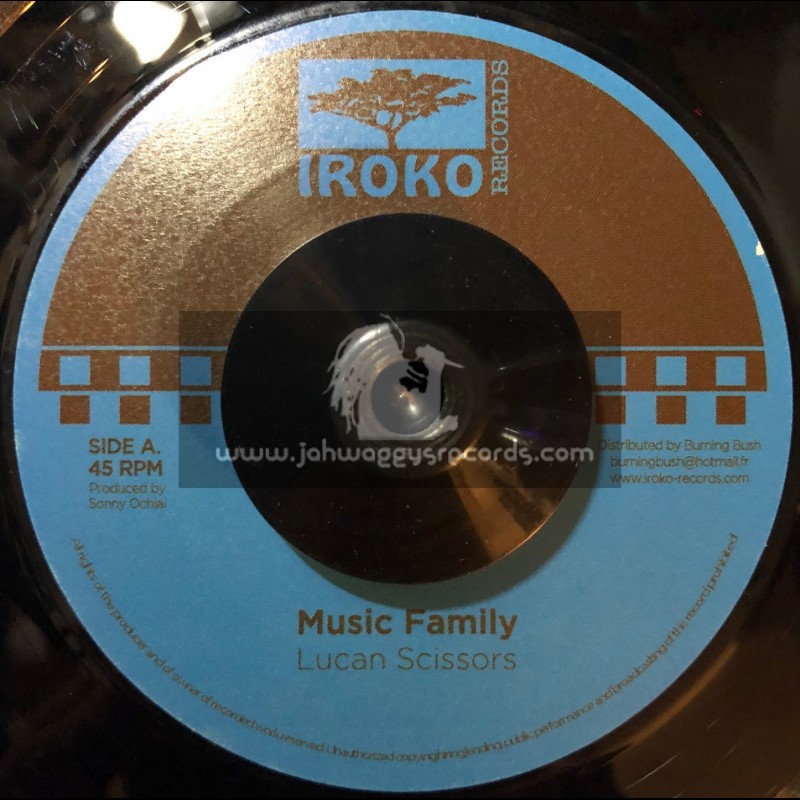 Iroko Records-7"-Music Family / Lucan Scissors