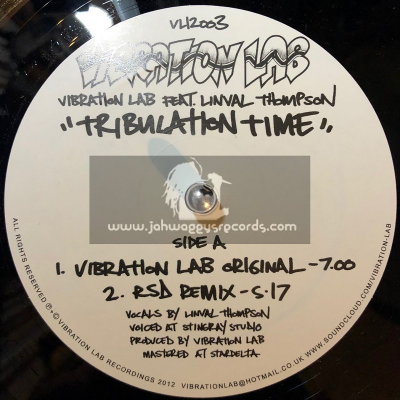 Vibration Lab-Tribulation Time / Linval Thompson - Double 12"