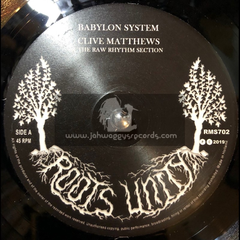 Roots Unity7"-Babylon System / Clive Matthews