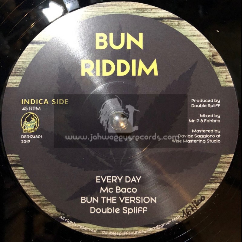 Bun Riddim-12"-Everyday / Mc Baco + Bun The Herb /  Mannaroman
