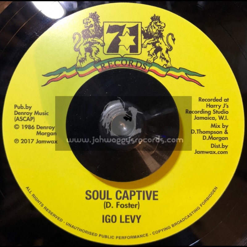 71 Records-Jamwax-7"-Soul Captive / Igo Levy