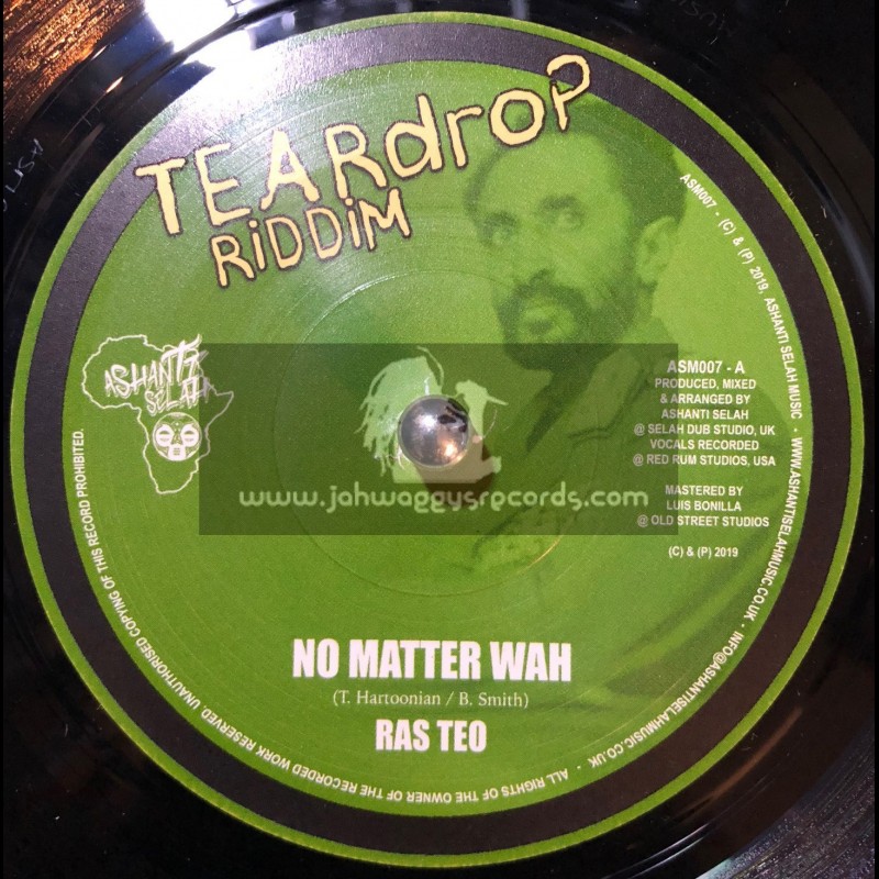Ashanti Selah Mucic-7"-No Matter Wah / Ras Teo + Free The Chains / Ashanti Selah Feat. Bredda Gyasi
