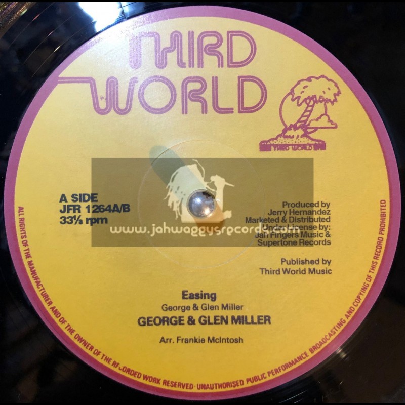 Third World Music-12"-Easing / George & Glen Miller + Version / The Millers﻿