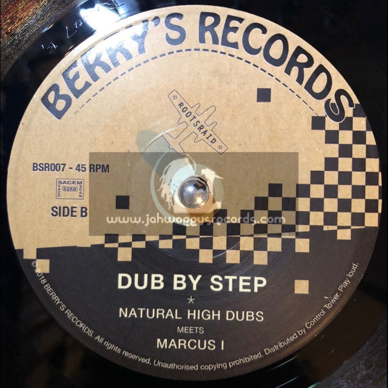Berrys Records-7"-Step By Step / Natural High Dubs Meets Marcus I