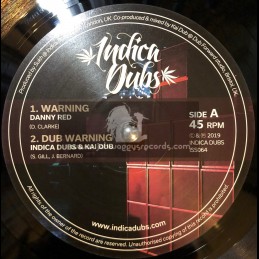 Indica Dubs-10"-Warning / Danny Red + Concrete Jungle / Indica Dubs Meets Kai Dub