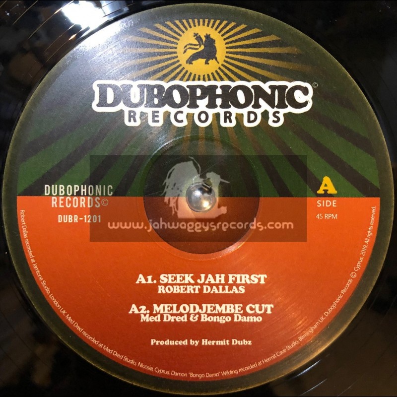 Dubophonic Records-12"-Seek Jah First / Robert Dallas + Seek Jah - Ranking Joe