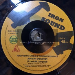 Iron Sound-7"-Jah Is My Salvation / Peter Roots Lewis & High Tech Roots Dynamics