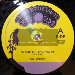 Earth Resistance Records-7"-Voice Of The Poor / Nish Wadada 