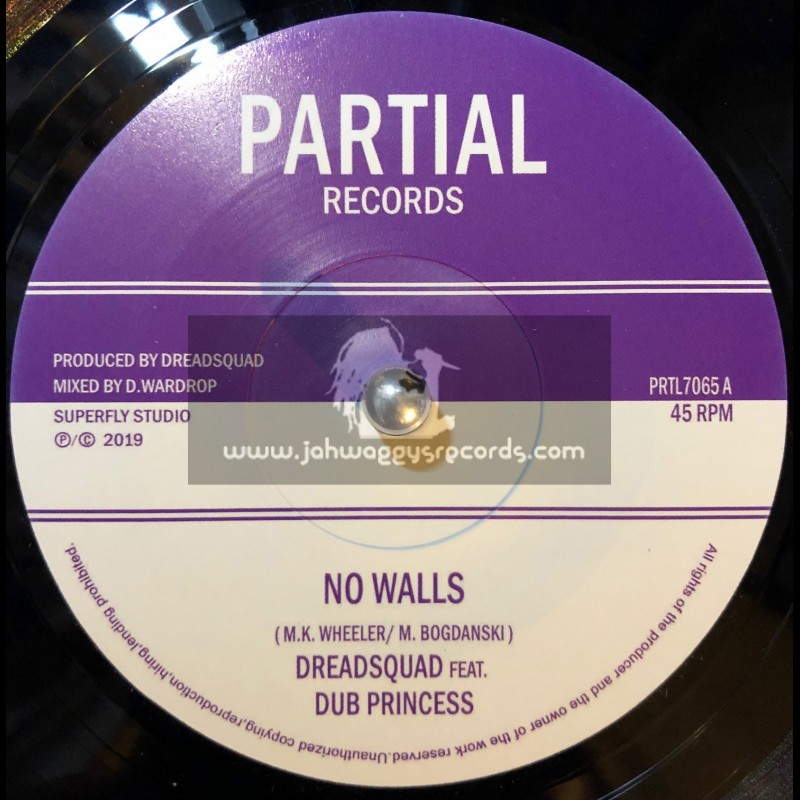 Partial Records-7"-No Walls / Dreadsquad Feat. Dub Princess