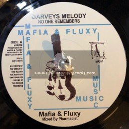 Mafia & Fluxy Music-7"-No One Remembers Garveys Melody / Mafia & Fluxy + Plain Rice Dub / Pharmacist Mix